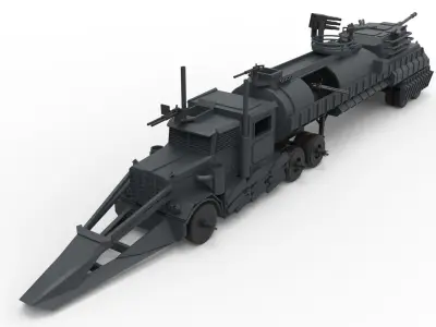 Dreadnought from Death race Scale 1 to 43 3D print model