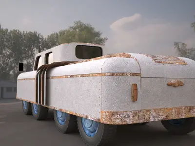 Chelyabinsk ATV Military Vehicle  3D model