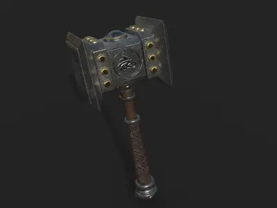 Orgrims Doomhammer 3D model