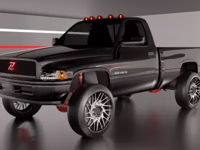 Dodge Ram 1500 old 3D model