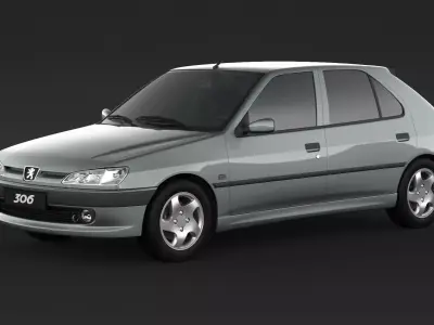 Peugeot 306 Mk2 Hatchback 3D model