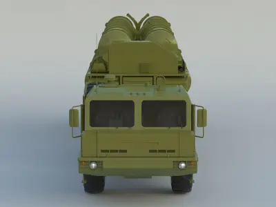 S-400 Missile System S-400 Triumf  SA-21 3D model