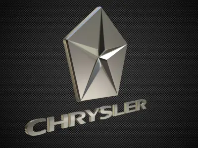 chrysler logo 3D model from CGTrader