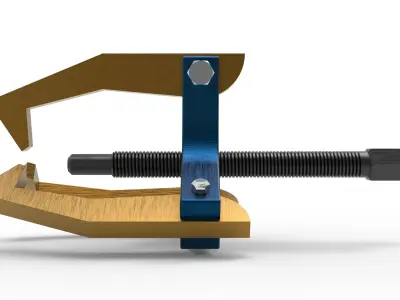 Bearing remover Low-poly 3D model
