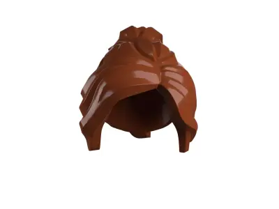 Custom3Dprint Minifigure Accessory - Minifigure Hair S2 - 070 3D print model