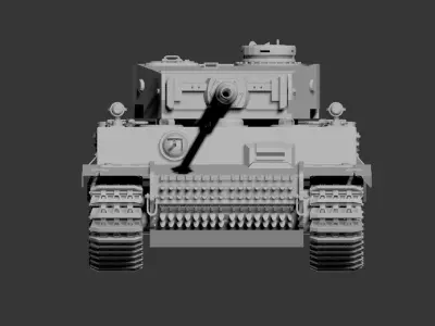 3D model of a tank 3D model