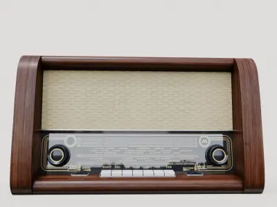 Muromets retro radio 3D model