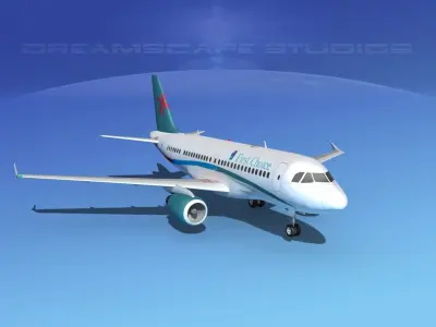 Airbus A319 First Choice Airways 3D model