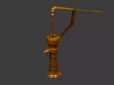 waterpomp-medieval asset-antica-props Free 3D model
