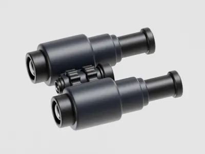 Binoculars Low-poly 3D model order