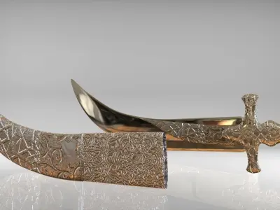 sward sword and dagger 3D model