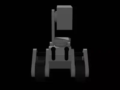 Stylized Low Poly Tank Rocket Array Game Ready Low-poly 3D model
