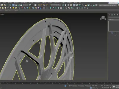 Rotiform rim 3D model