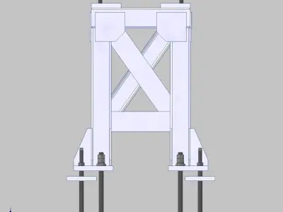 26369-ROBOT BASE KAWASAKI BX100S-900 3D model