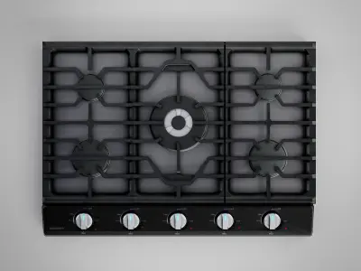 Built-in Gas Cooker 3D model