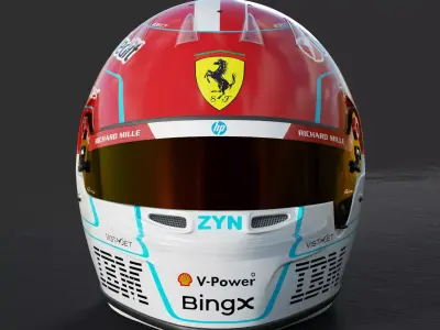 F1 Charles Leclerc Helmet 2026 3D model