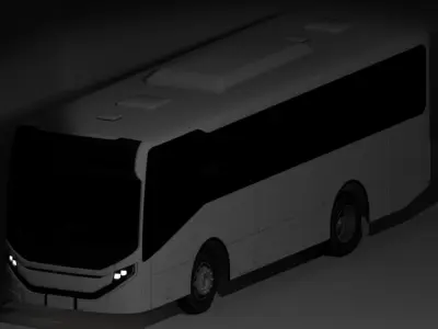 City bus Caio Apache Vip V OF-1519 Low-poly 3D model