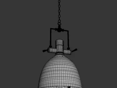 Chandelier Industrial 092  3D model