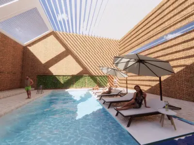 Swimming pool Design 3D model