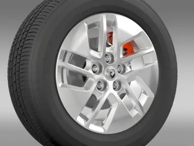 Vauxhall Vivaro wheel 2015 3D model