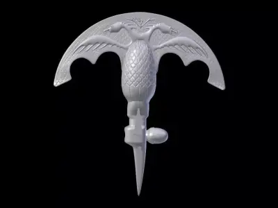 Tebber broad axe  3D print model
