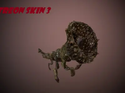 Monster7 Dog Mutant Low-poly 3D model