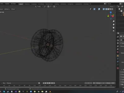 Disks for cars Low-poly 3D model
