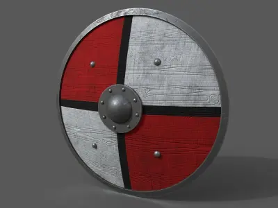 Viking Shield 3D model