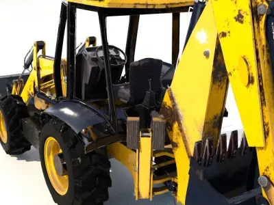 JCB Digger 3D model