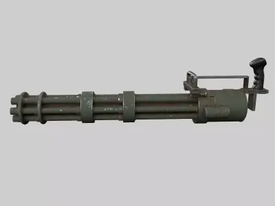 machine gun 3D model 21