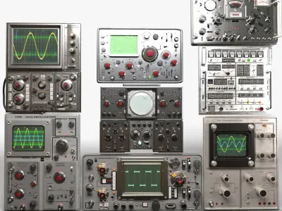 control panel 3D model 13