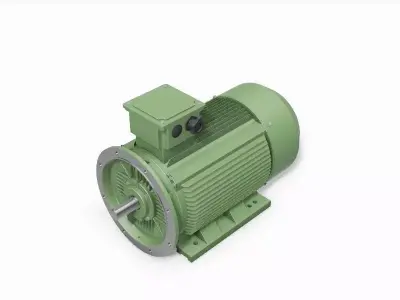 315M B35 Top 4-8 Pole IEC electric motor - 3D CAD model 3D model