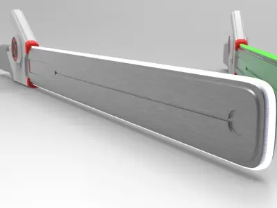 Valorant Spectrum Knife Low-poly 3D model