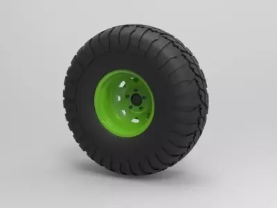 Offroad wheel 9 3D model