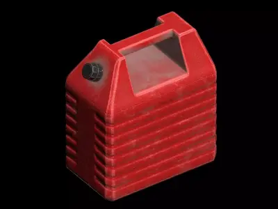 Plastic gas canister v2 3D model
