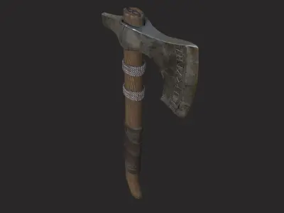 Battle axe 3D model get