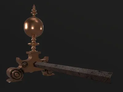 Ornament 01 Low-poly 3D model