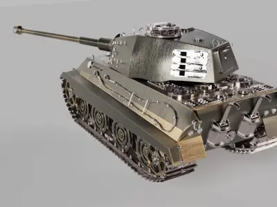 Tiger 2 3D model