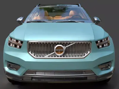 Volvo XC40 Recharge   High Detail Electric SUV 3D model