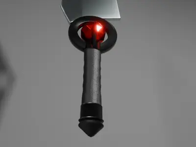 Game Ready - 3D Sword002 Low-poly 3D model