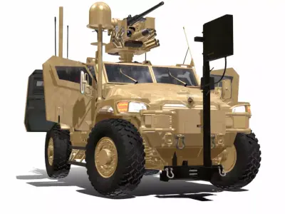 MXT MV 4X4 Low-poly 3D model