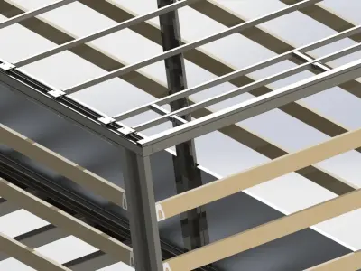 Tarpaulin system  3D model