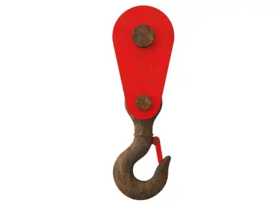 Crane hook 3D model by ecati