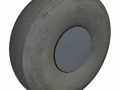 Detailed Goodyear Tire  3D model