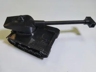 tank little model 3D print model