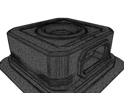 SciFi Holographic Display Projector 3D model