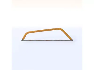 Hand Saw Low-poly 3D model