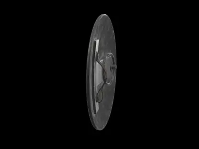 police shield 01 3D model