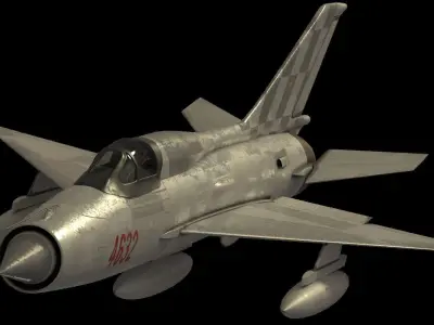 Mig 21 3D model purchase