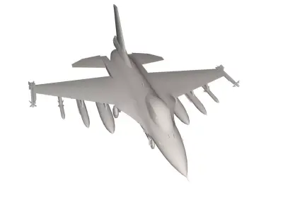 jet military airplane 3D model purchase